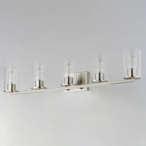 Sleek 5-Light Bath Vanity in Satin Nickel - Image 4