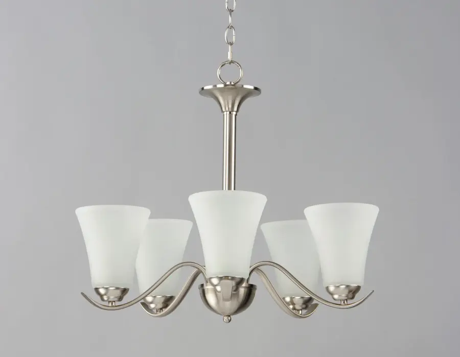 Vital 5-Light Chandelier in Satin Nickel - Image 2