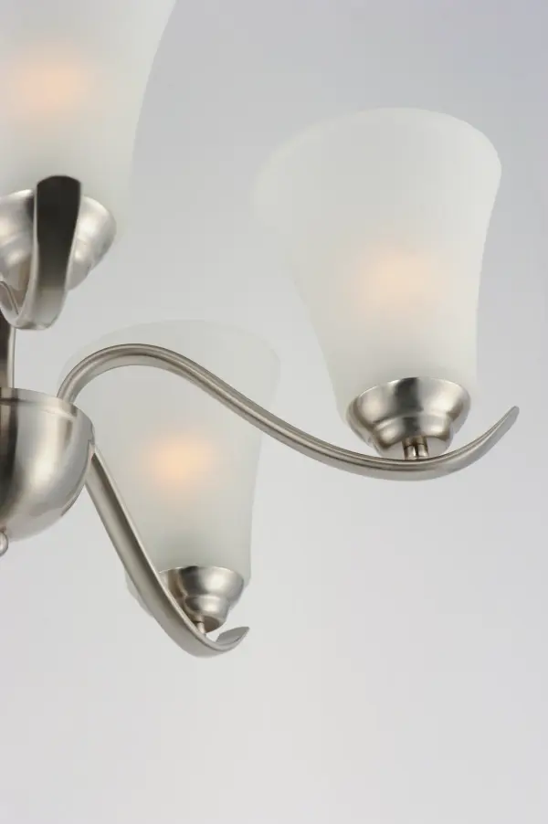 Vital 5-Light Chandelier in Satin Nickel - Image 3