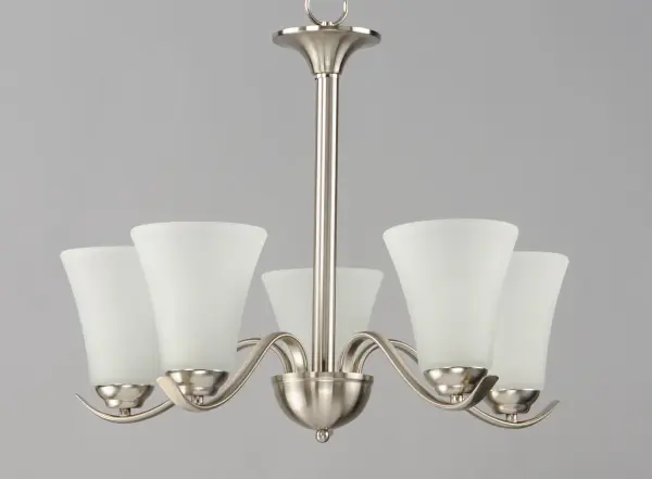 Vital 5-Light Chandelier in Satin Nickel - Image 4