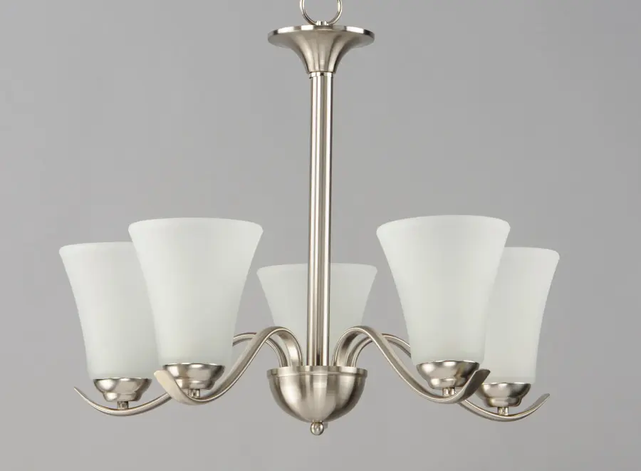 Vital 5-Light Chandelier in Satin Nickel - Image 4