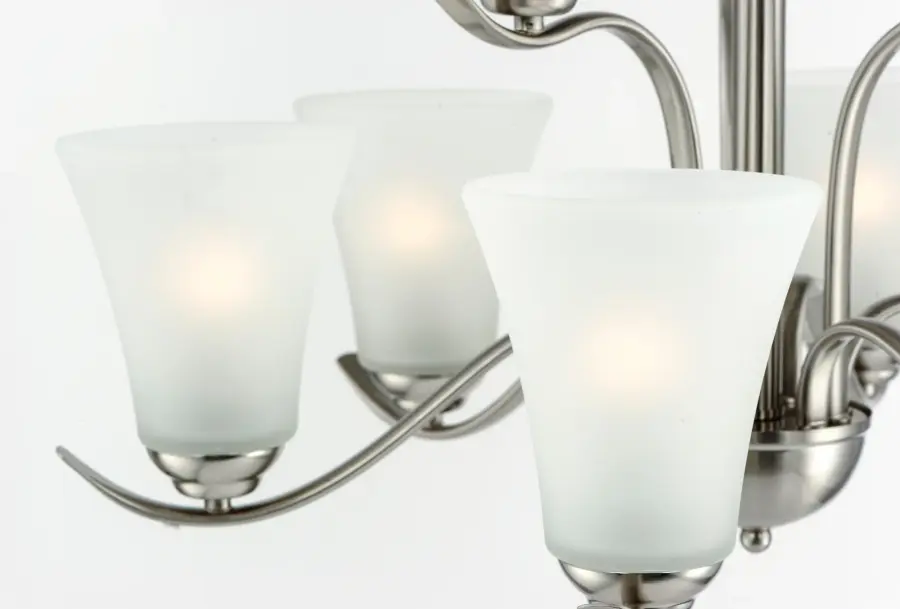 Vital 9-Light Chandelier in Satin Nickel - Image 2