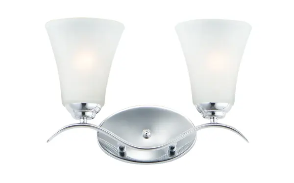 Vital 2-Light Bath Vanity in Polished Chrome - Image 1