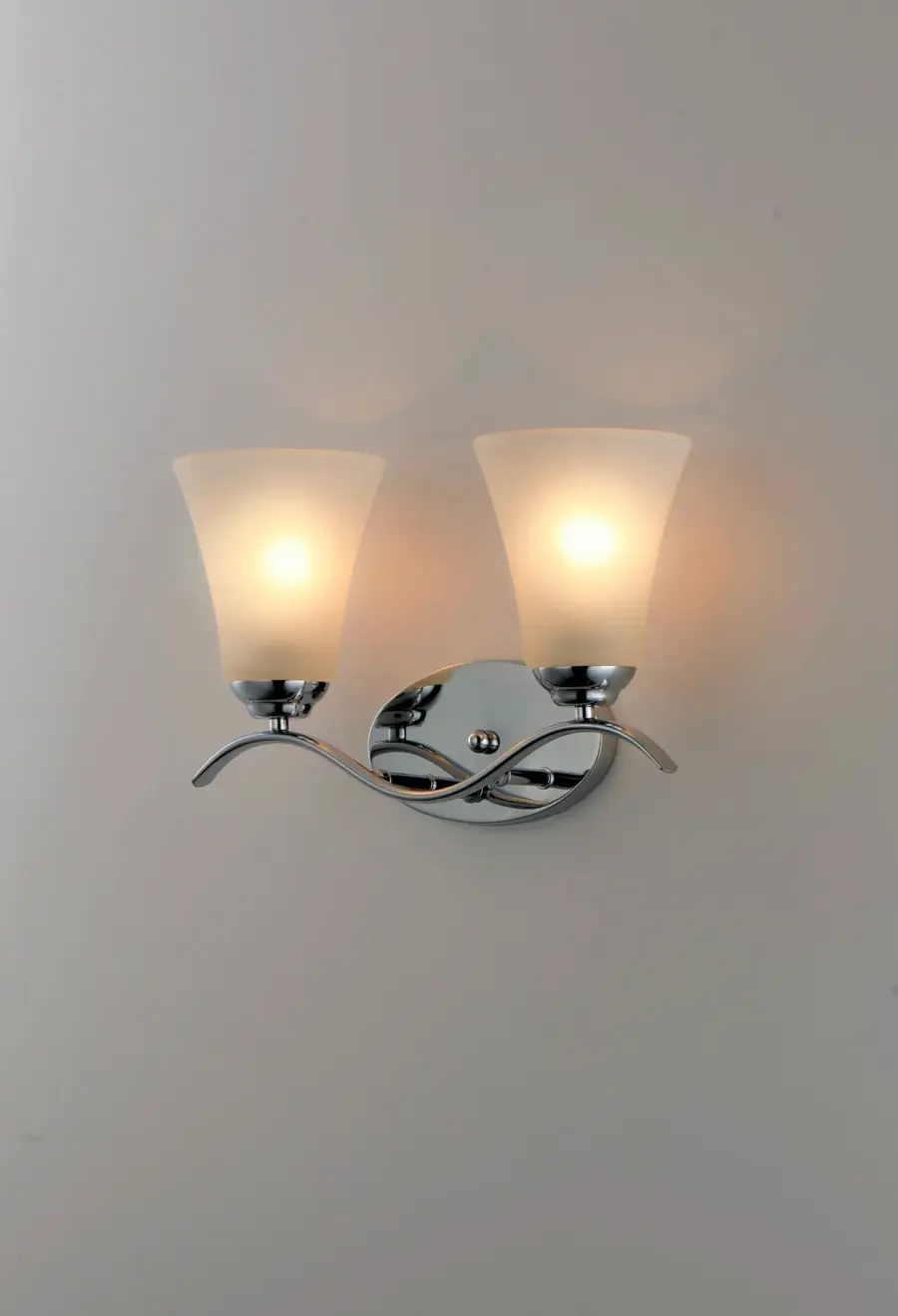 Vital 2-Light Bath Vanity in Polished Chrome - Image 2
