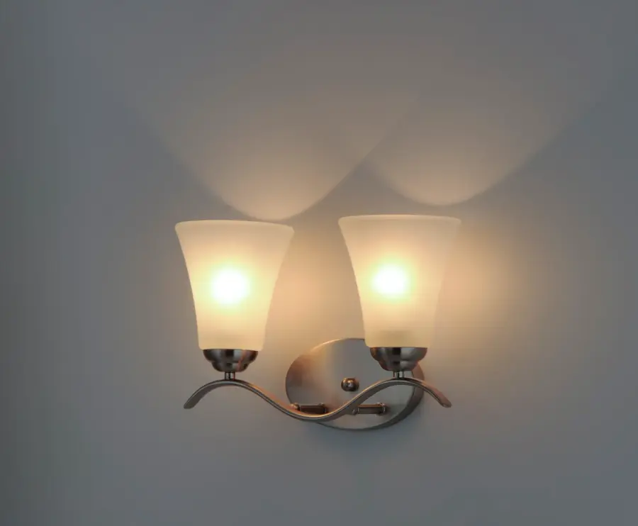 Vital Two Light Bath Vanity in Satin Nickel - Image 3