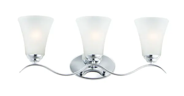 Vital 3-Light Bath Vanity in Polished Chrome - Image 1