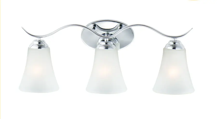 Vital 3-Light Bath Vanity in Polished Chrome - Image 2