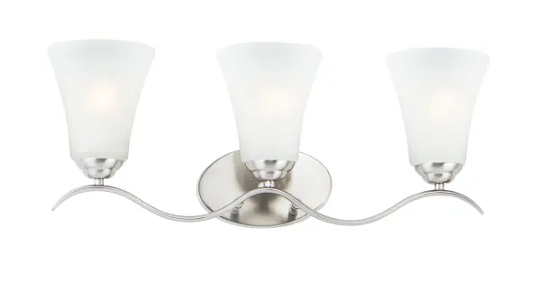 Vital 3-Light Bath Vanity in Satin Nickel - Image 1