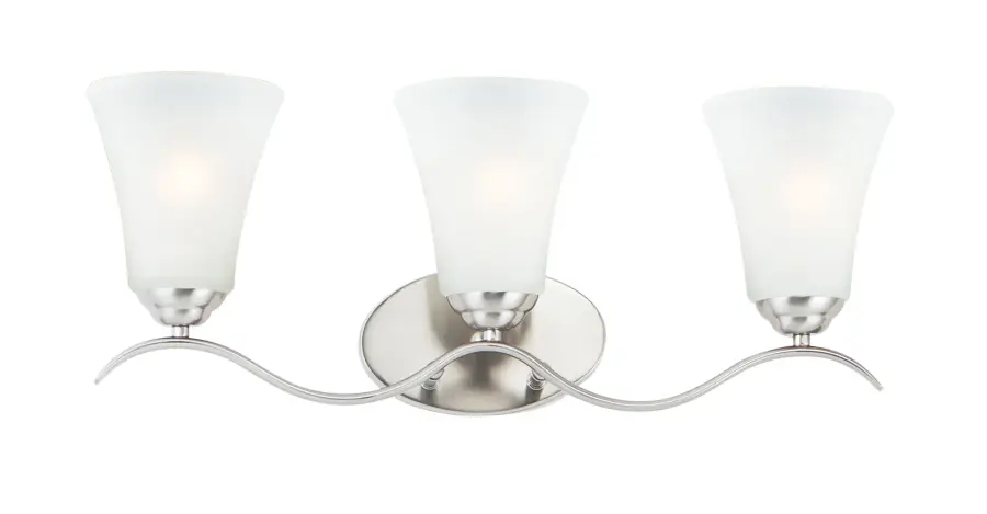 Vital 3-Light Bath Vanity in Satin Nickel - Image 1