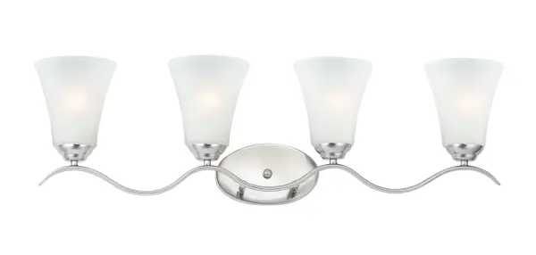 Vital 4-Light Bath Vanity in Satin Nickel - Image 1