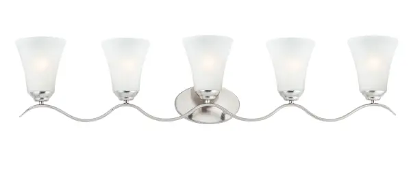Vital 5-Light Bath Vanity in Satin Nickel - Image 1