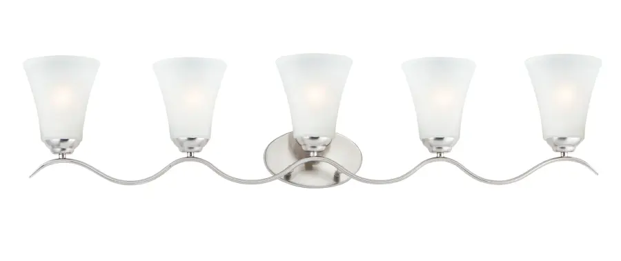 Vital 5-Light Bath Vanity in Satin Nickel - Image 1