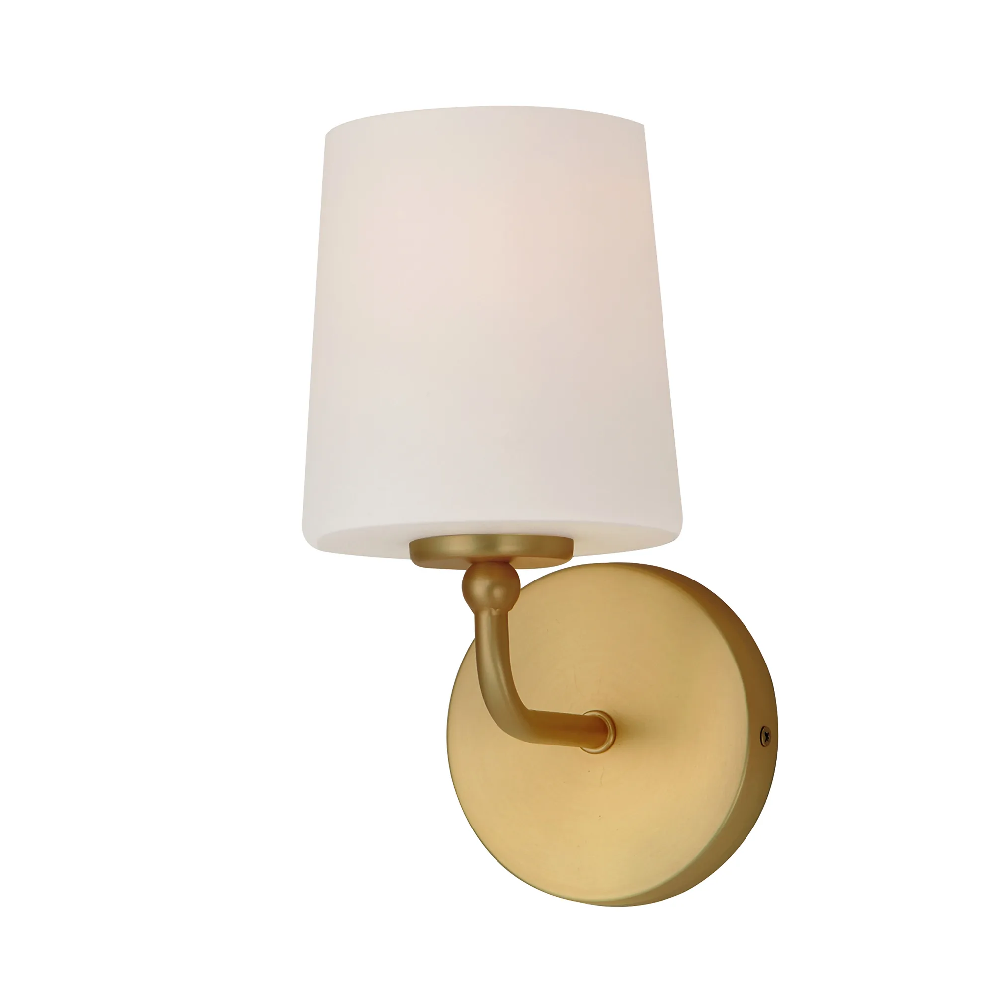 Bristol One Light Wall Sconce in Satin Brass