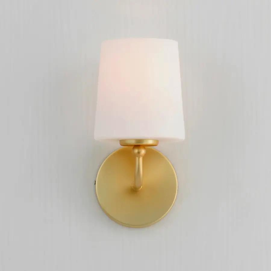 Bristol One Light Wall Sconce in Satin Brass - Image 3