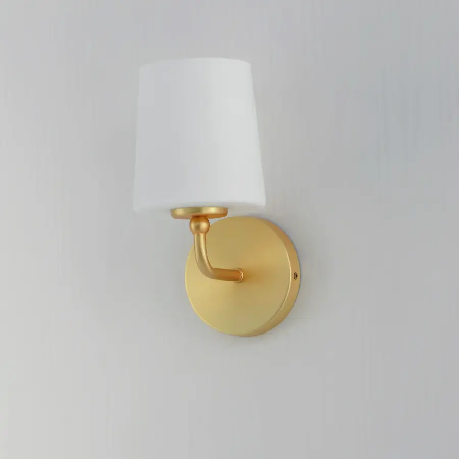 Bristol One Light Wall Sconce in Satin Brass - Image 4