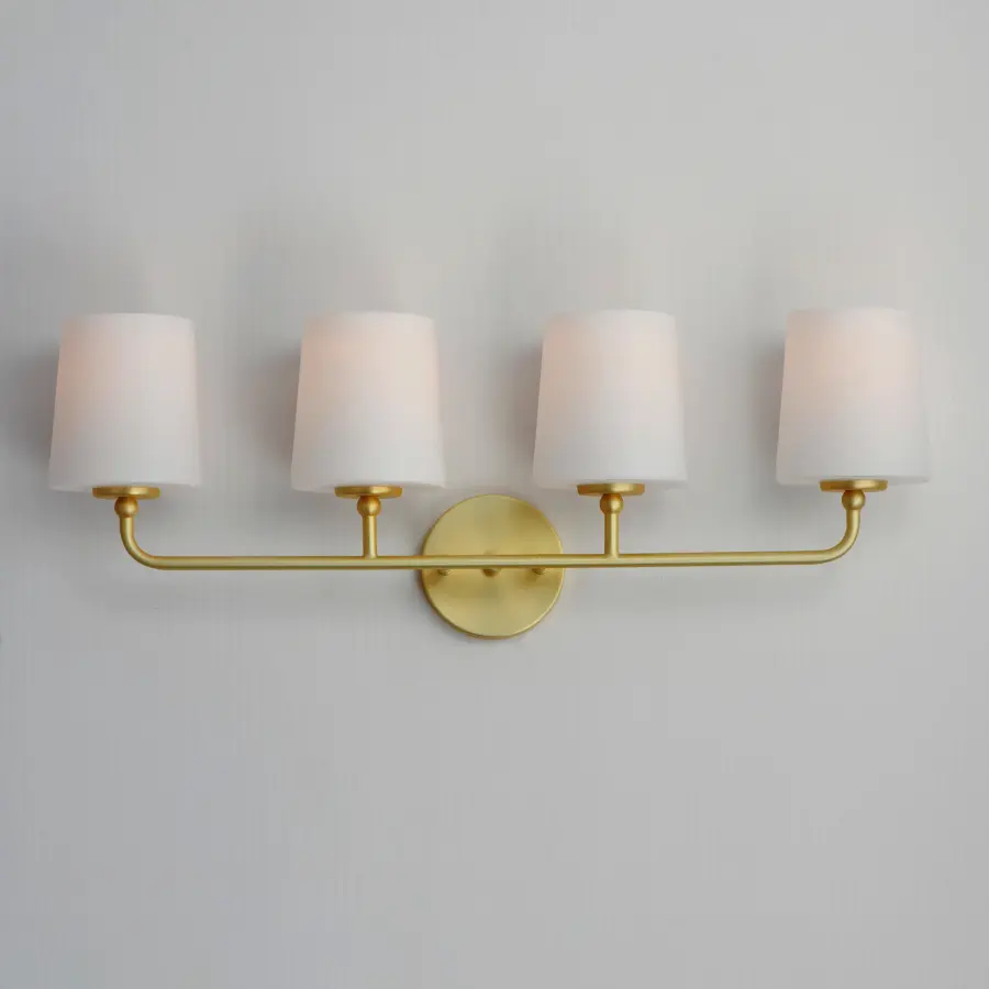 Bristol 4-Light Bath Vanity in Satin Brass - Image 3