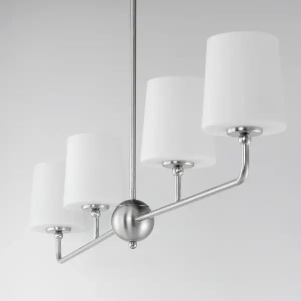 Bristol 4-Light Linear Chandelier in Satin Nickel - Image 2