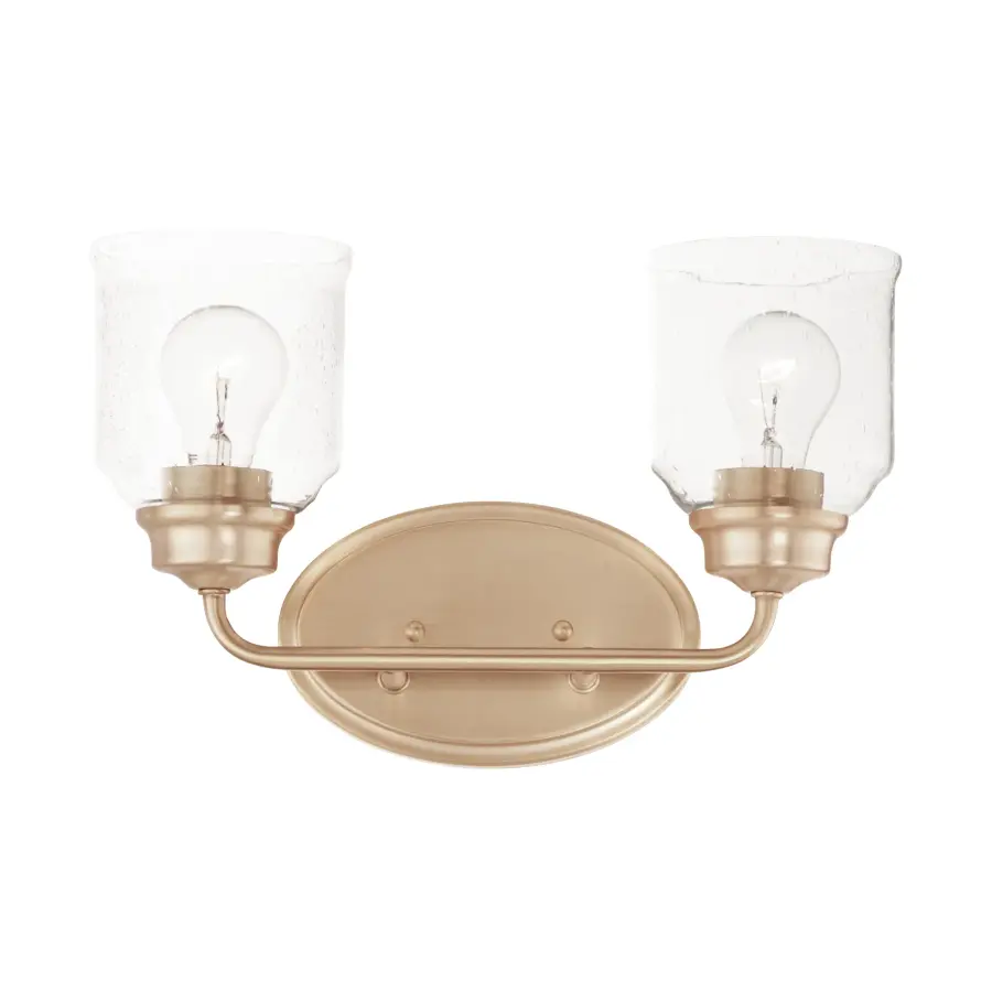 Acadia Two Light Bath Vanity in Heritage - Image 1