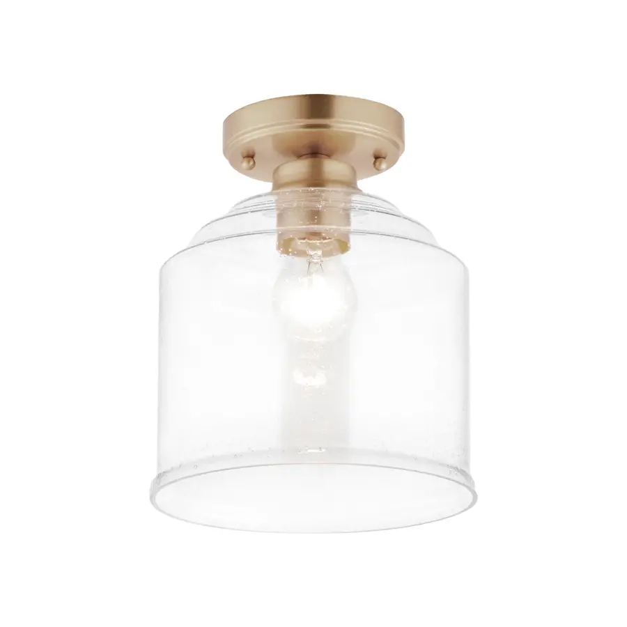 Acadia One Light Semi-Flush Mount in Heritage - Image 1
