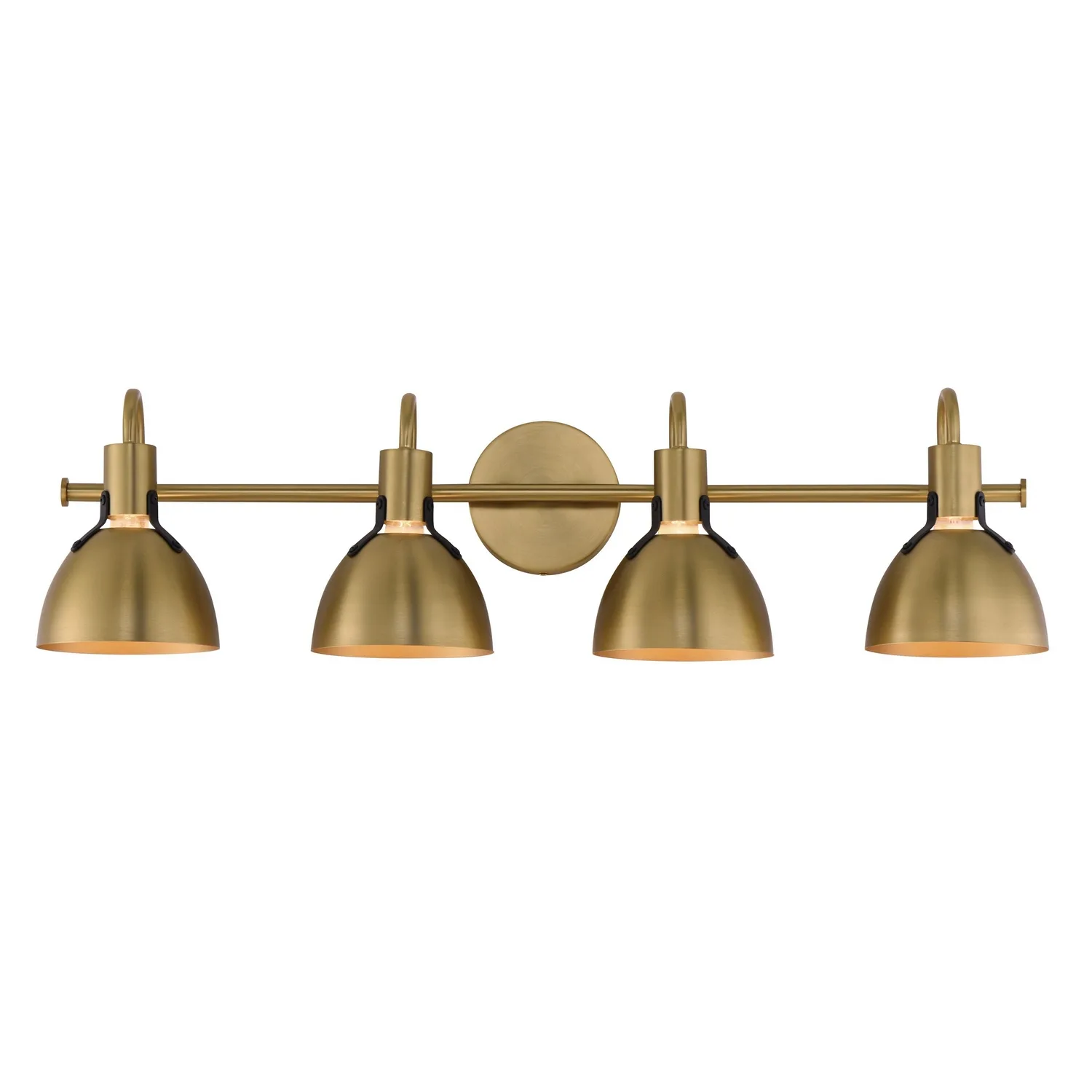 Dusk Four Light Wall Sconce in Satin Brass