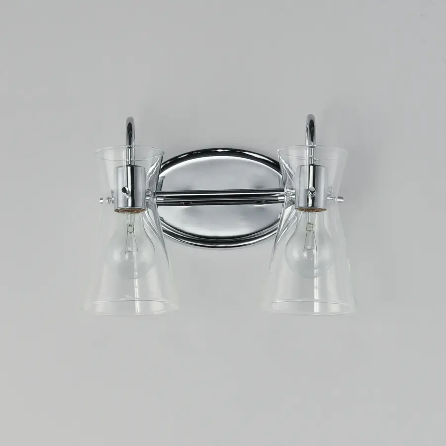 Ava Two Light Bath Vanity in Polished Chrome - Image 2
