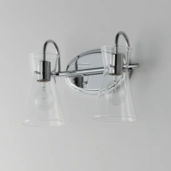 Ava Two Light Bath Vanity in Polished Chrome - Image 4