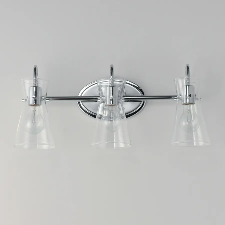 Ava 3-Light Bath Vanity in Polished Chrome - Image 2