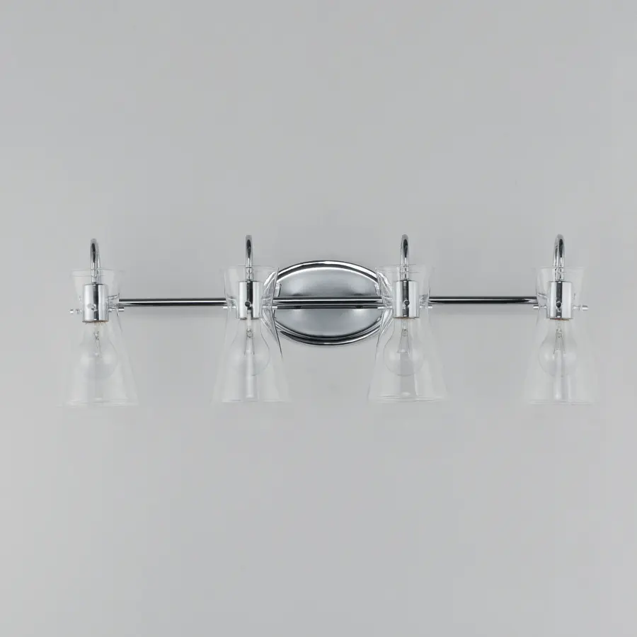 Ava 4-Light Bath Vanity in Polished Chrome - Image 2