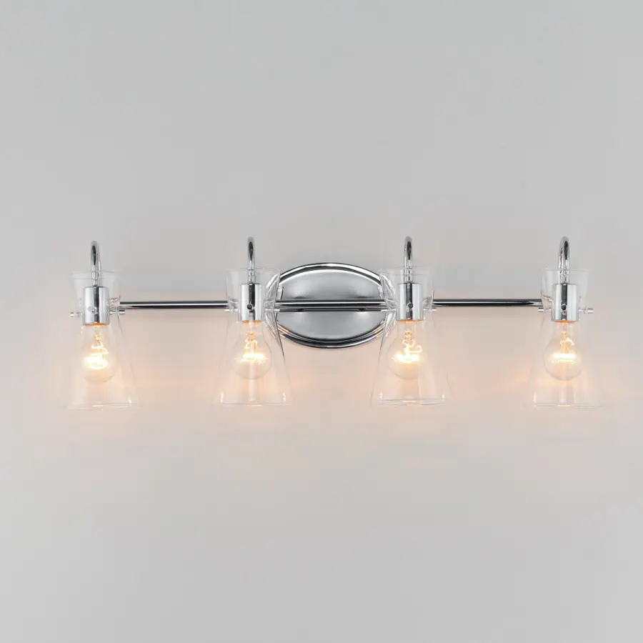 Ava 4-Light Bath Vanity in Polished Chrome - Image 3
