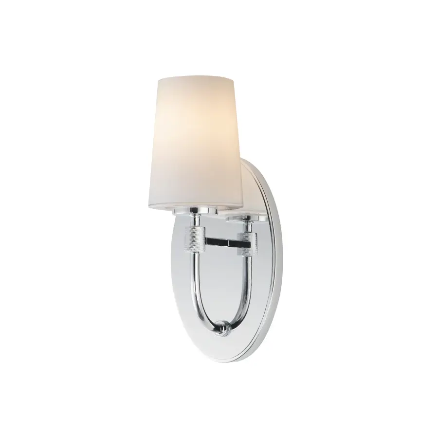 Durham One Light Wall Sconce in Polished Chrome - Image 1