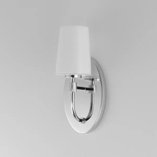 Durham One Light Wall Sconce in Polished Chrome - Image 4