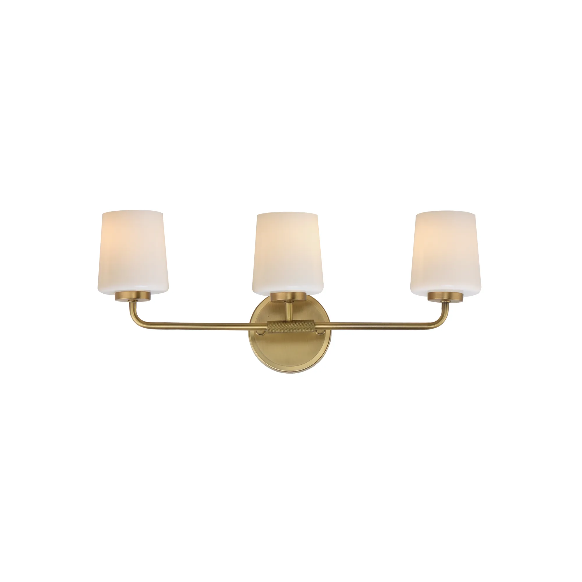 Durham 3-Light Bath Vanity in Natural Aged Brass