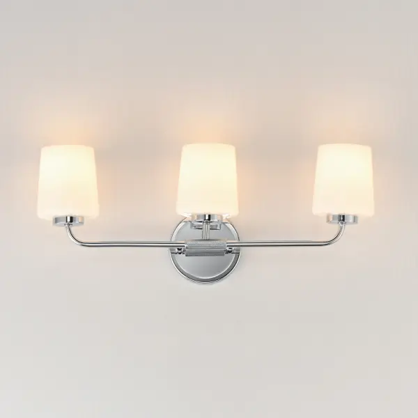 Durham 3-Light Bath Vanity in Polished Chrome - Image 3