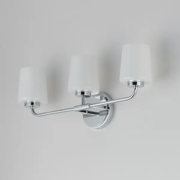 Durham 3-Light Bath Vanity in Polished Chrome - Image 4