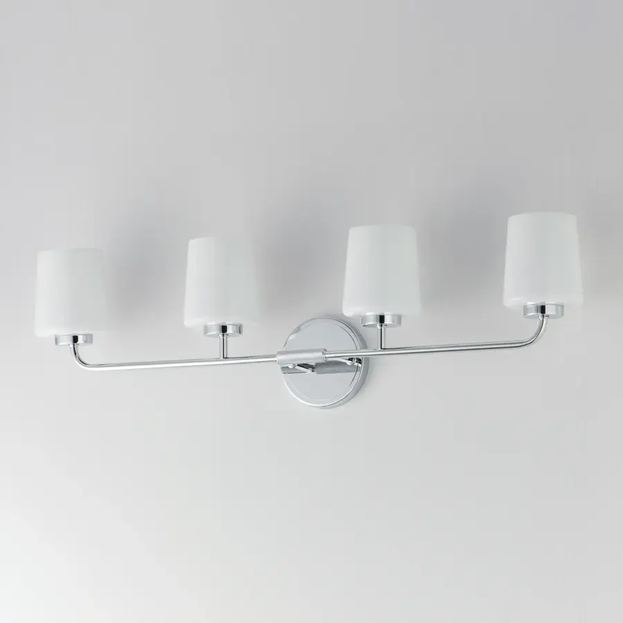 Durham 4-Light Bath Vanity in Polished Chrome - Image 4