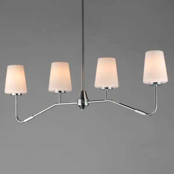 Durham 4-Light Linear Chandelier in Polished Chrome - Image 3