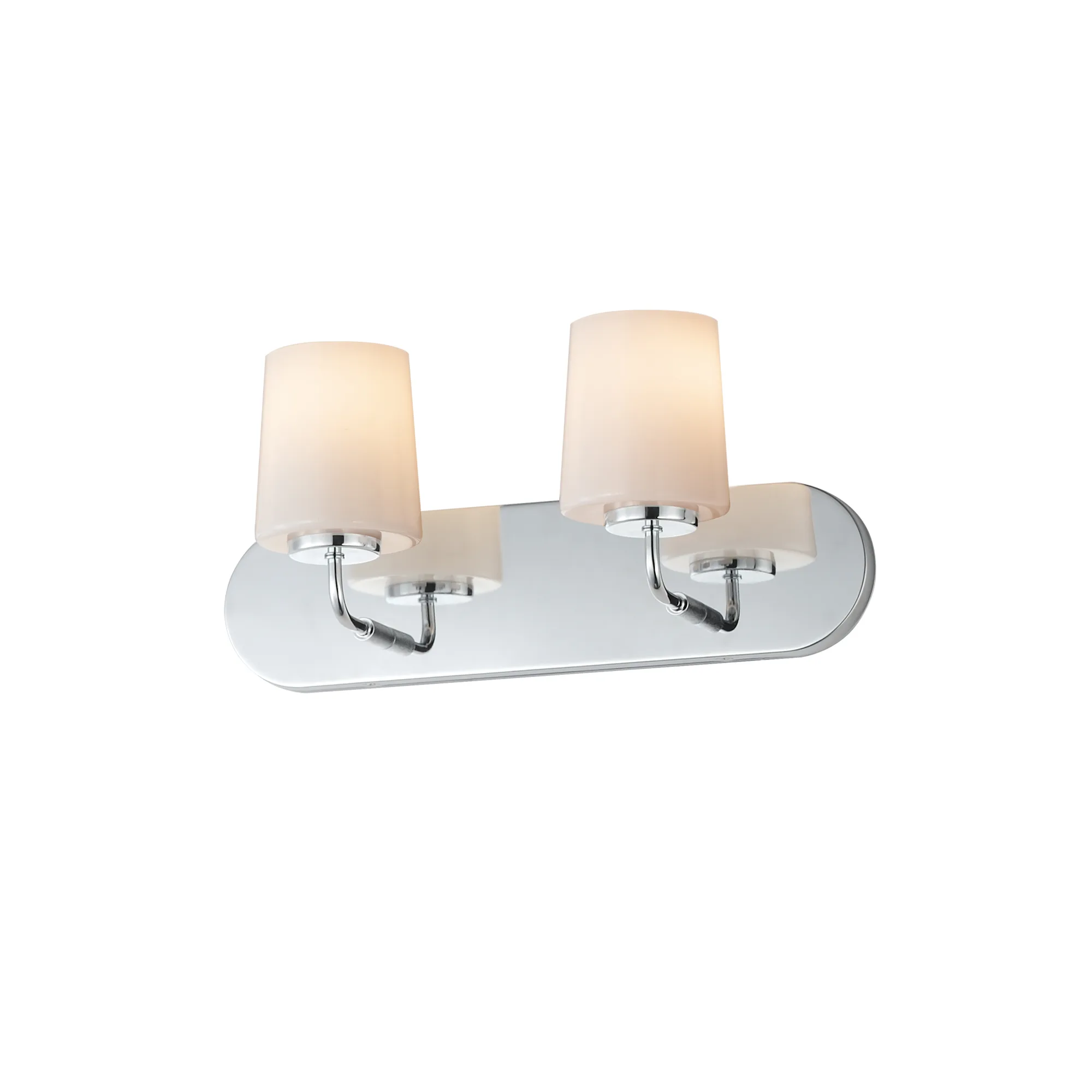 Durham Two Light Strip Bath Vanity in Polished Chrome