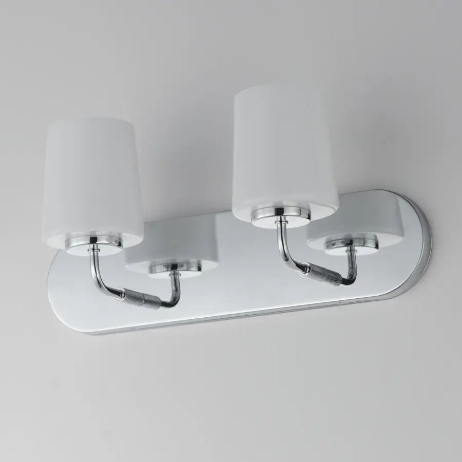 Durham Two Light Bath Vanity in Polished Chrome - Image 4