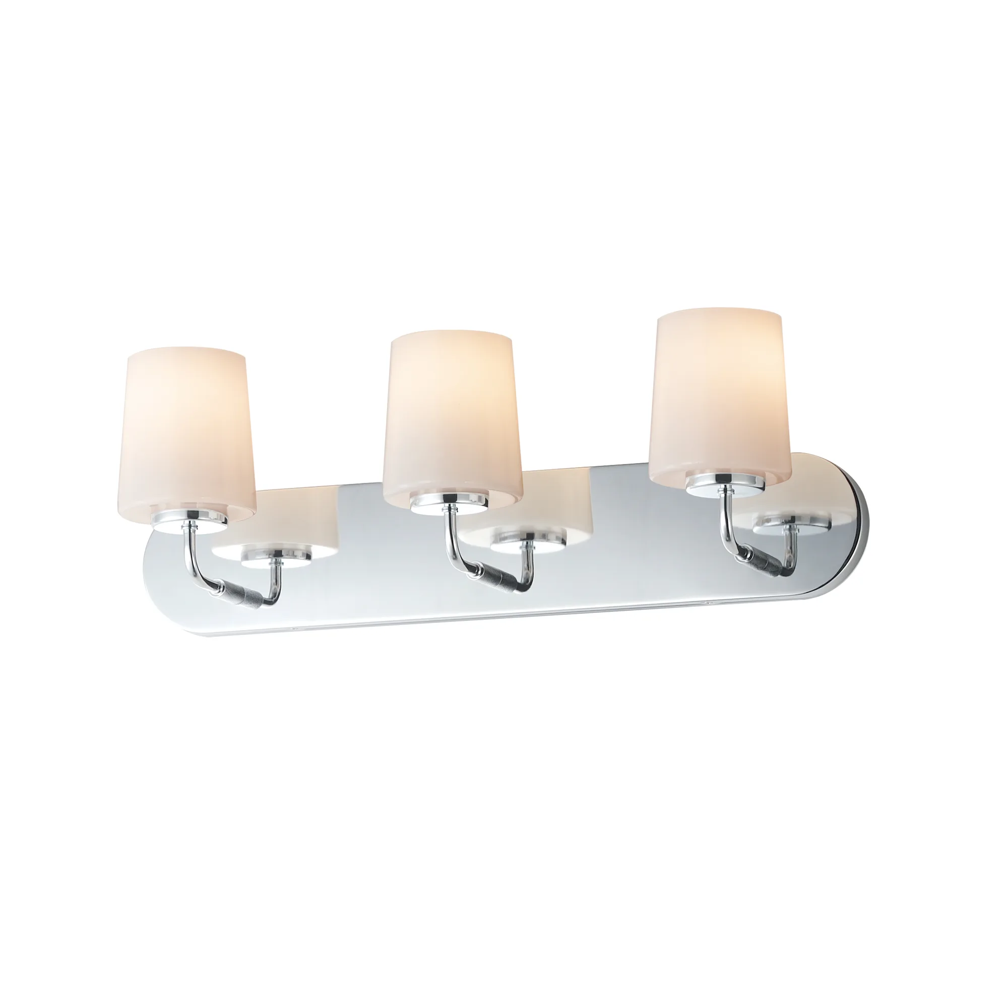 Durham Three Light Strip Bath Vanity in Polished Chrome