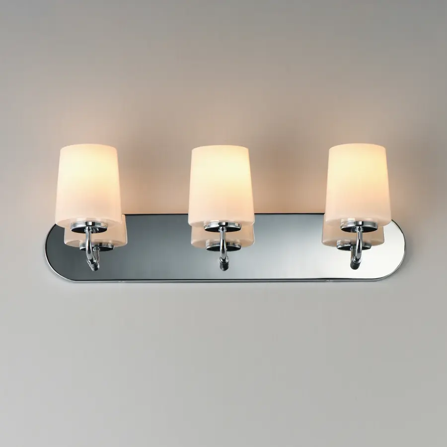 Durham 3-Light Bath Vanity in Polished Chrome - Image 3