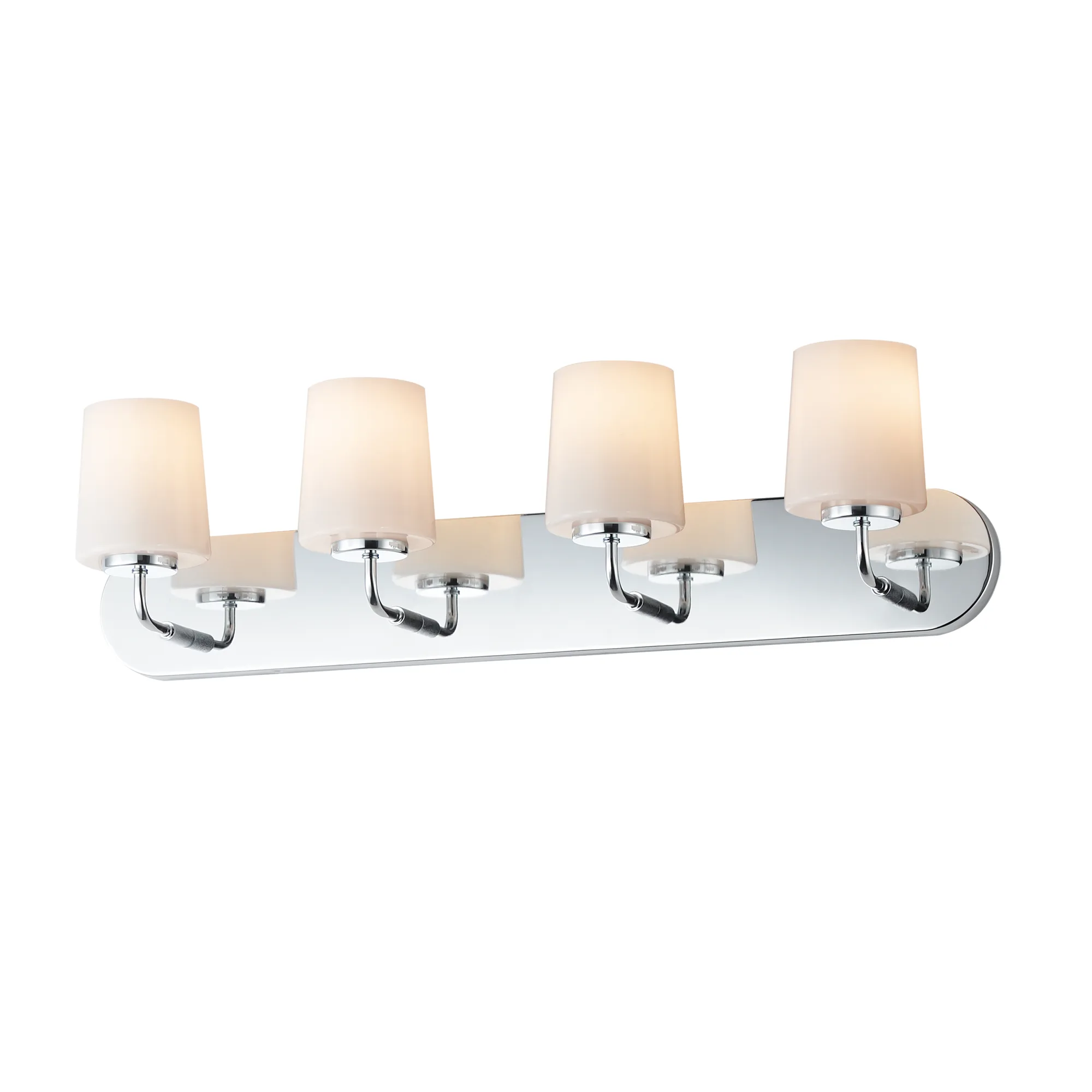 Durham Four Light Strip Bath Vanity in Polished Chrome