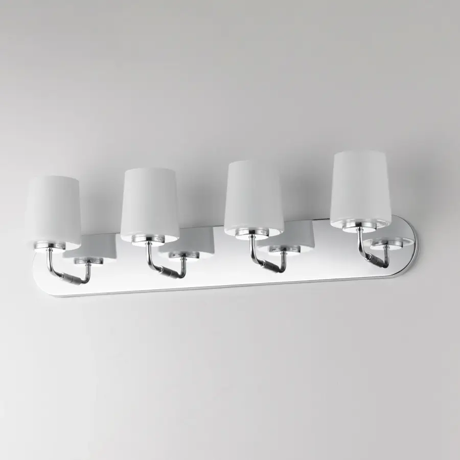 Durham 4-Light Bath Vanity in Polished Chrome - Image 4