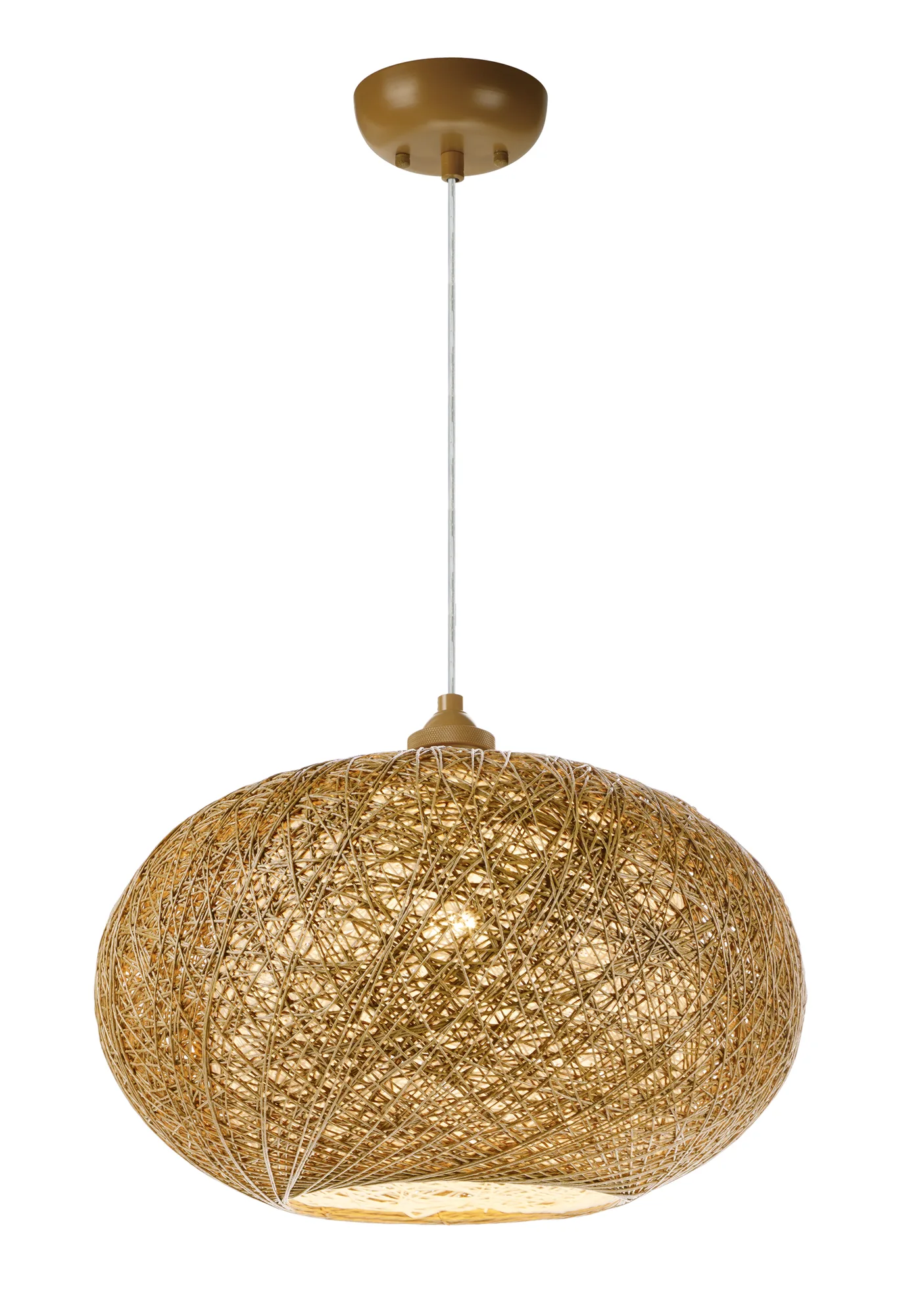 Bali One Light Outdoor Pendant in Natural