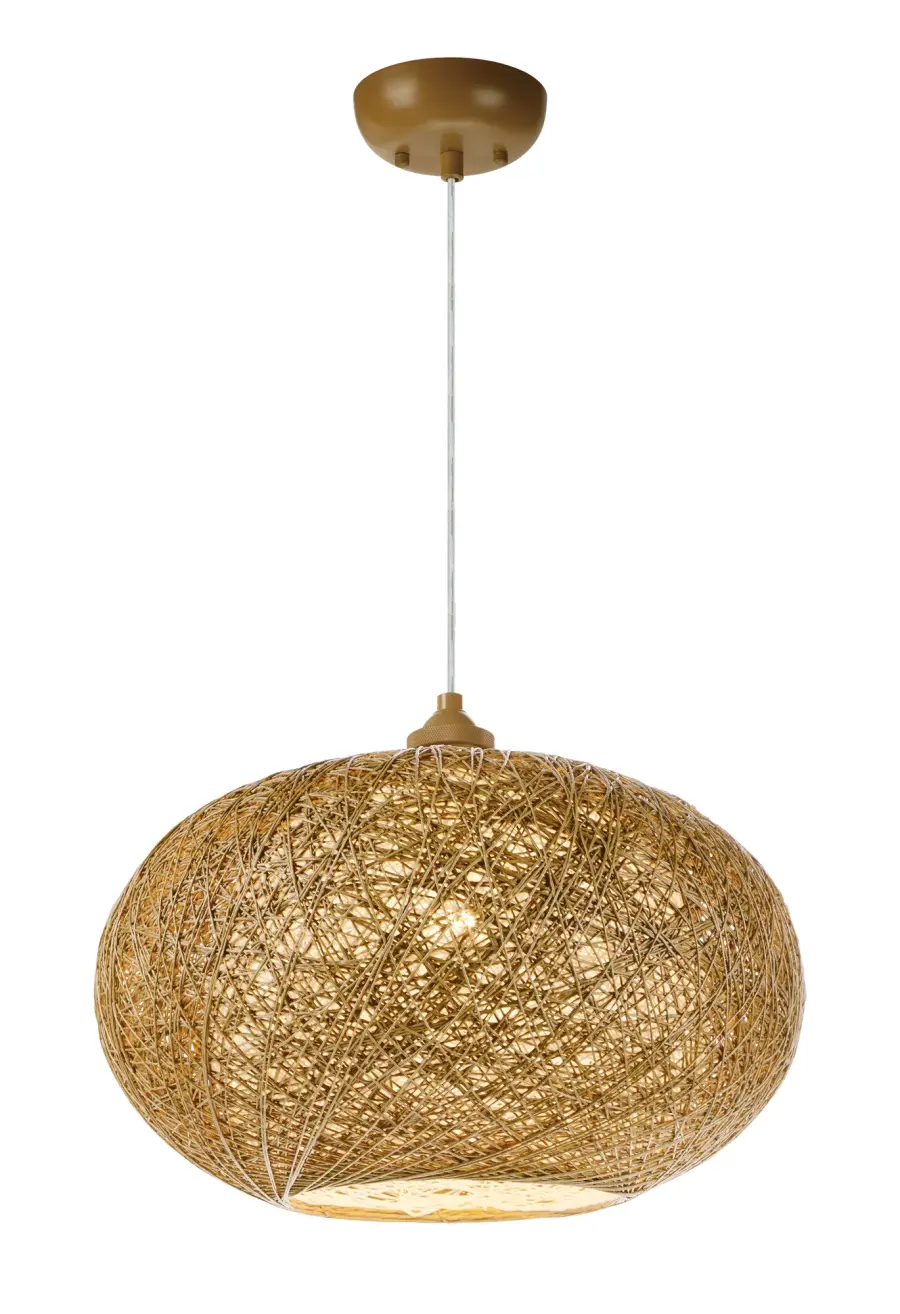 Bali One Light Outdoor Pendant in Natural - Image 1