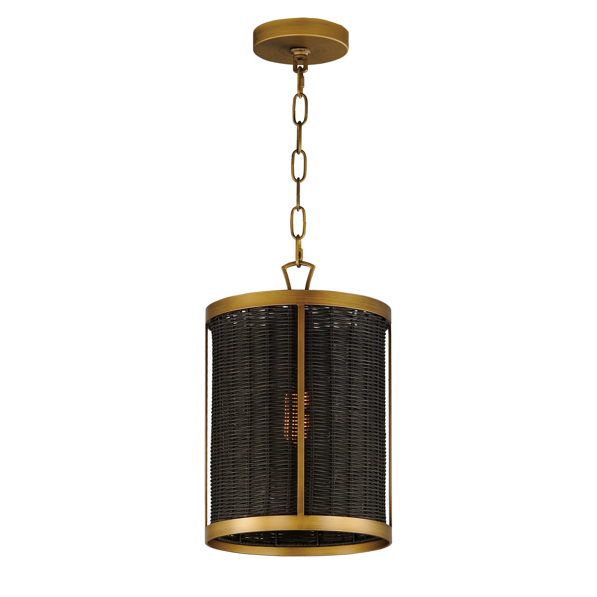 Rattan-Single Pendant