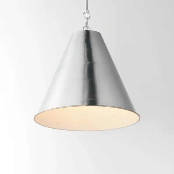 Veritas One Light Pendant in Satin Nickel - Image 4