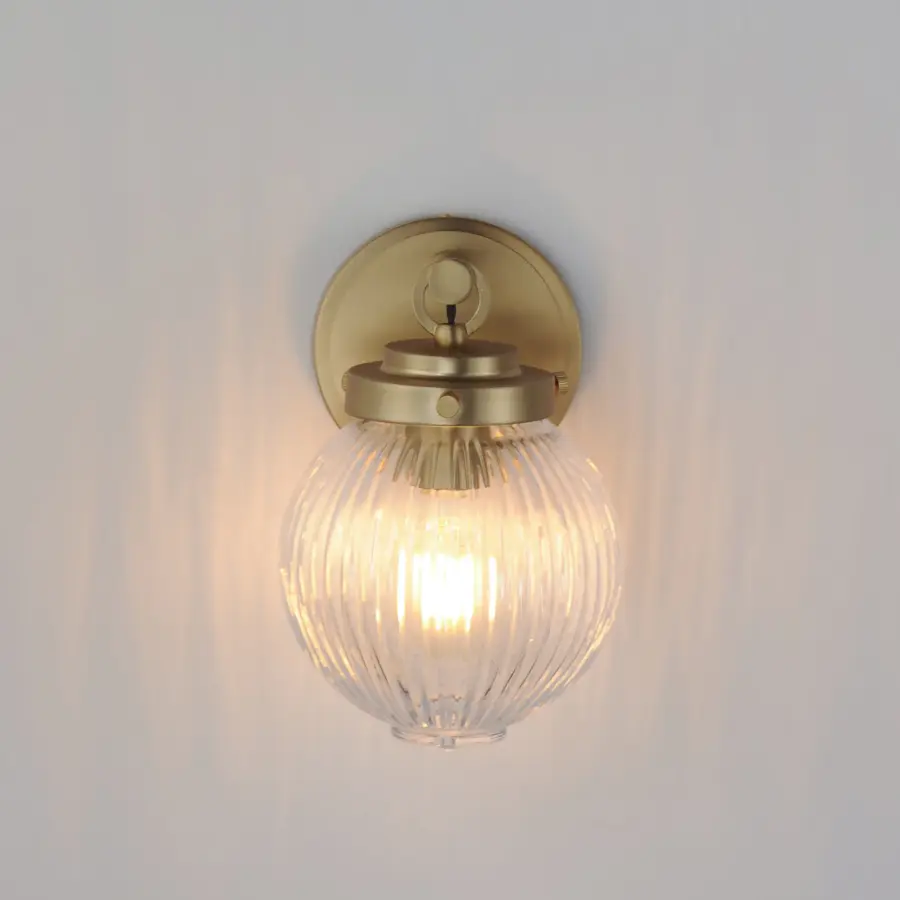 Kasbah One Light Wall Sconce in Satin Brass - Image 3