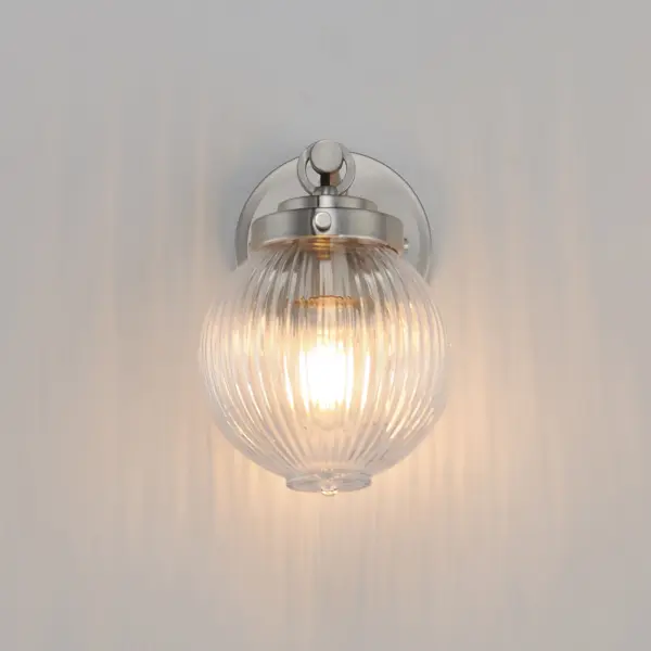 Kasbah One Light Wall Sconce in Satin Nickel - Image 3