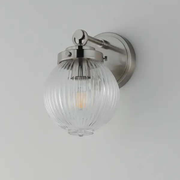 Kasbah One Light Wall Sconce in Satin Nickel - Image 4