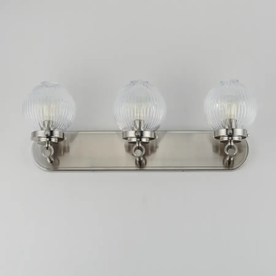 Kasbah Three Light Bath Vanity in Satin Nickel - Image 2
